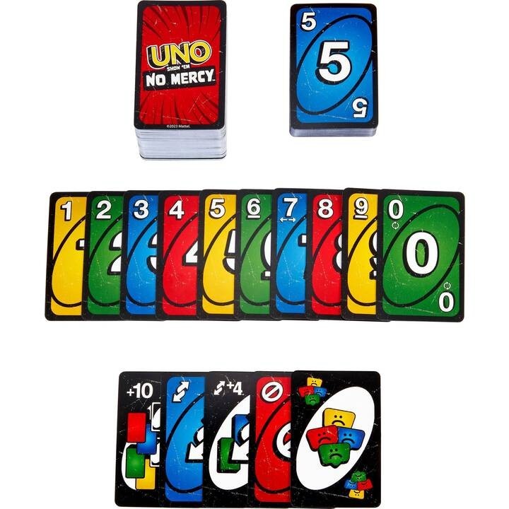 UNO Show'em No Mercy - Kartenspiel